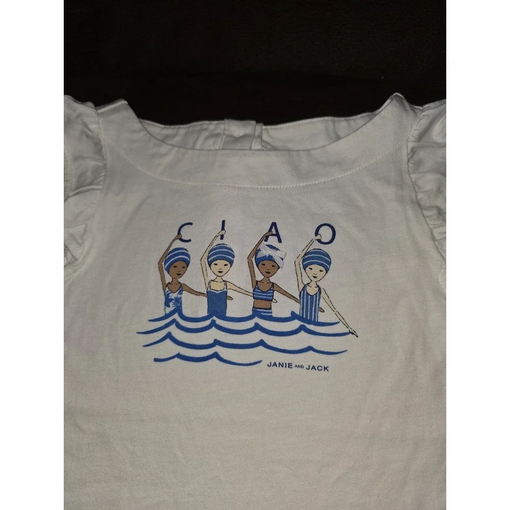 Janie and jack‎ ciao girls swimming outfit top shorts size 5